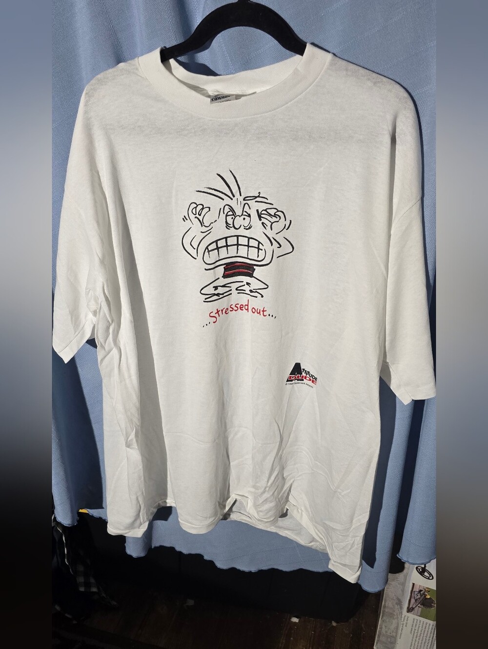 Common Threads Stressed Out Graphic Tee - White Men’s Shirt